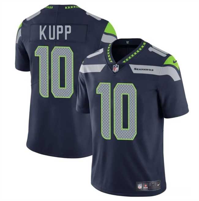 Men & Women & Youth Seattle Seahawks #10 Cooper Kupp Navy 2025 Vapor Limited Stitched Jersey